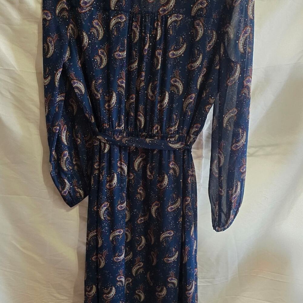 DR2 Long-sleeved Mesh Maxi Dress Size M - Picture 2 of 5